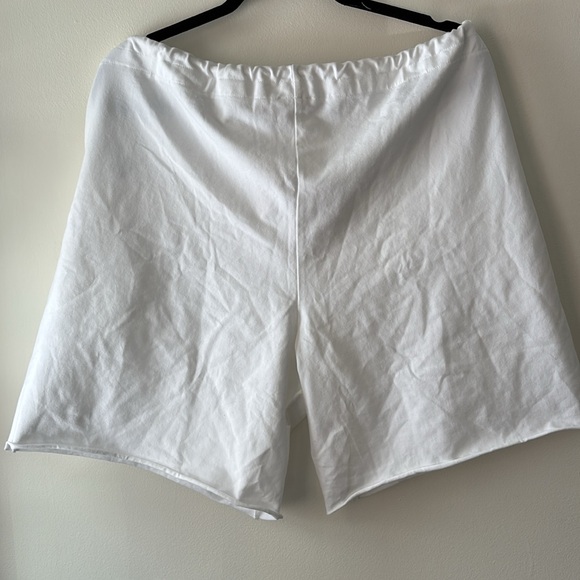 Free People Movement Drawstring oversized shorts. NWT. White. - Picture 7 of 8